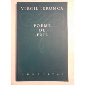    POEME  DE  EXIL  urmate de  TALMACIRI  -  Virgil  IERUNCA  